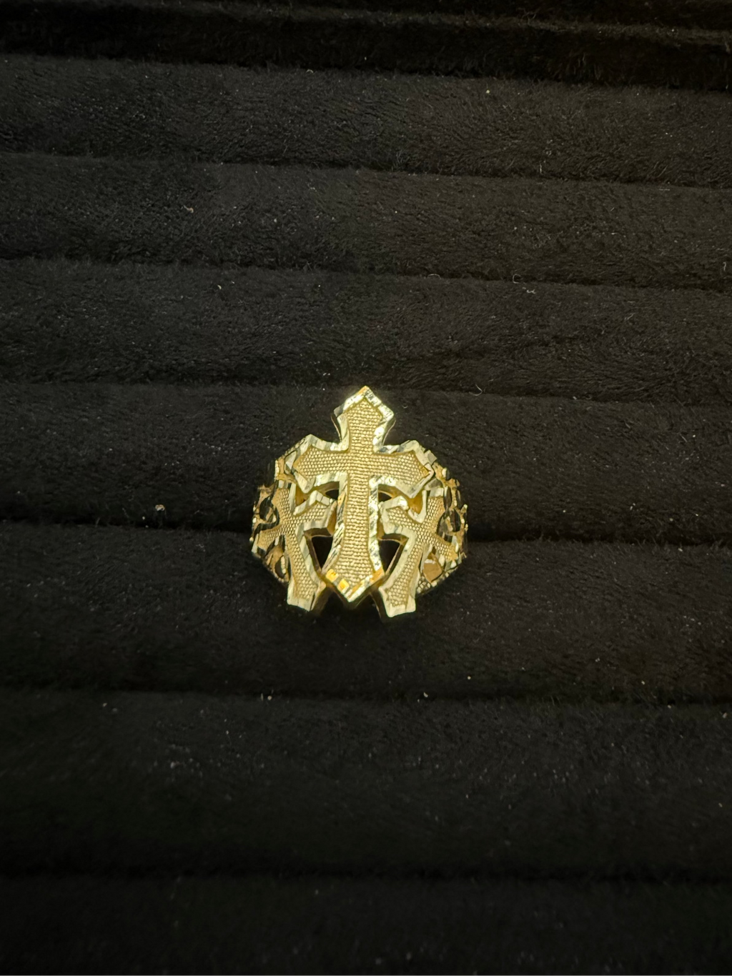 Triple Cross Ring